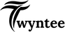 Black 'Twyntee' logo on a clear background