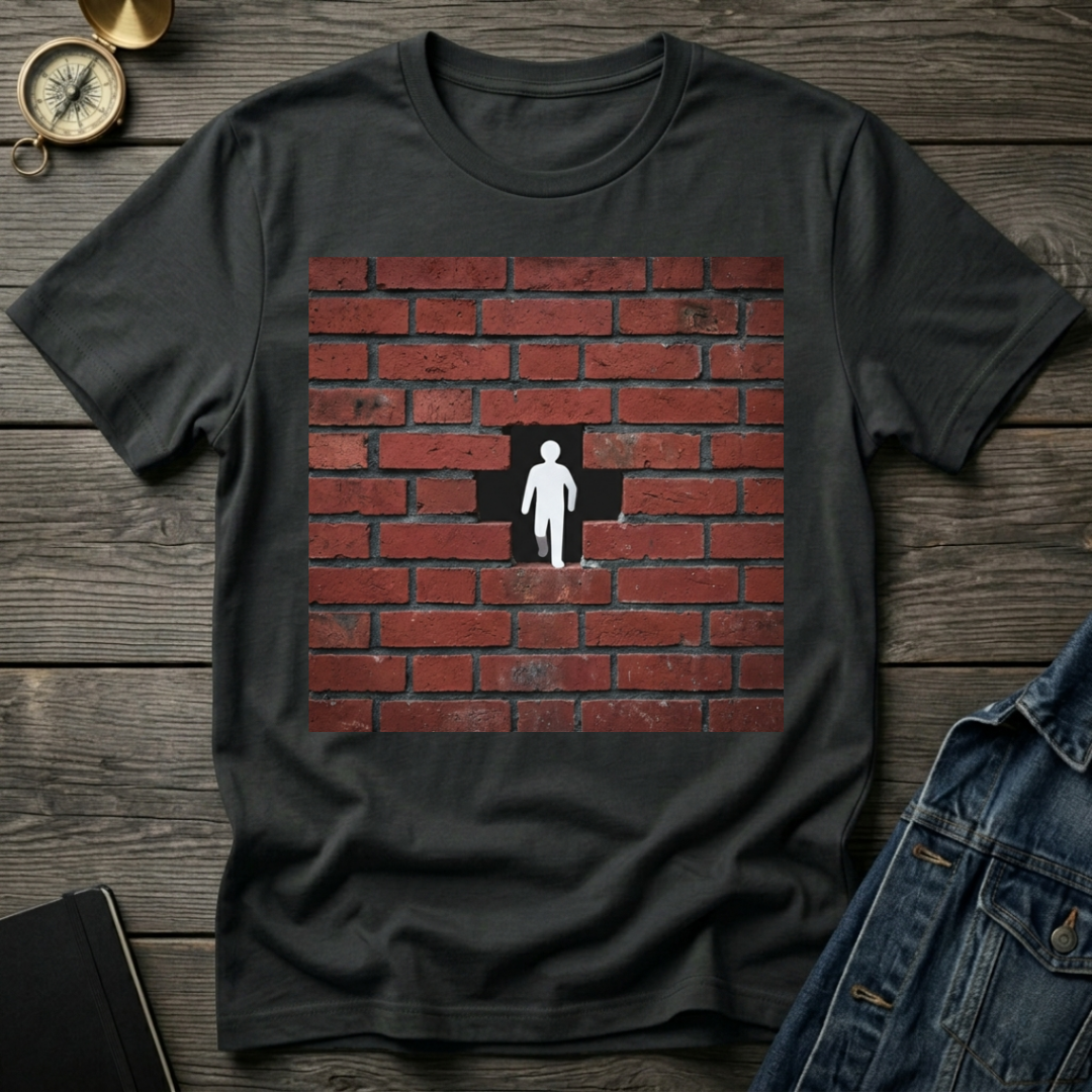 Brick wall man T-Shirt