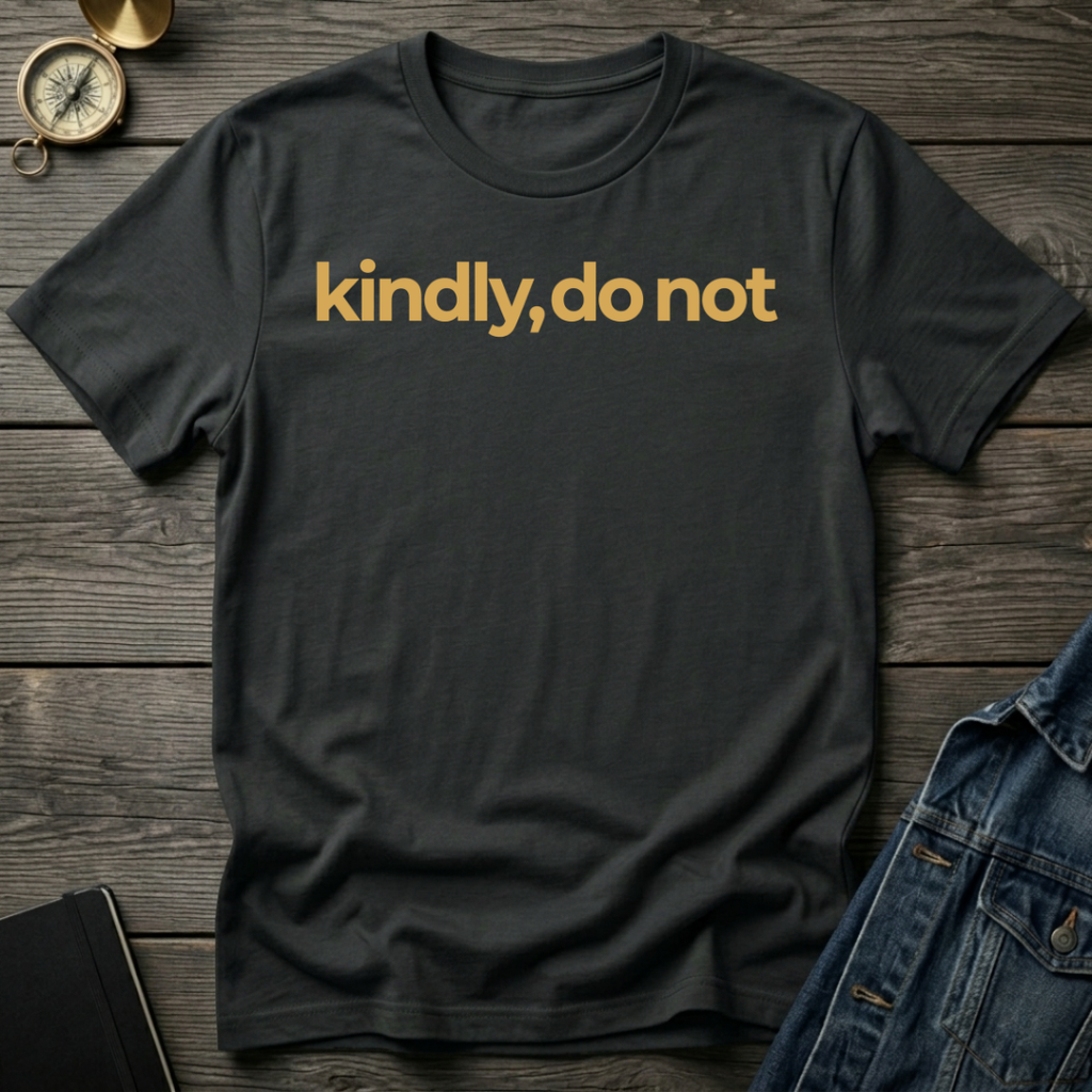 Kindly, do not T-Shirt