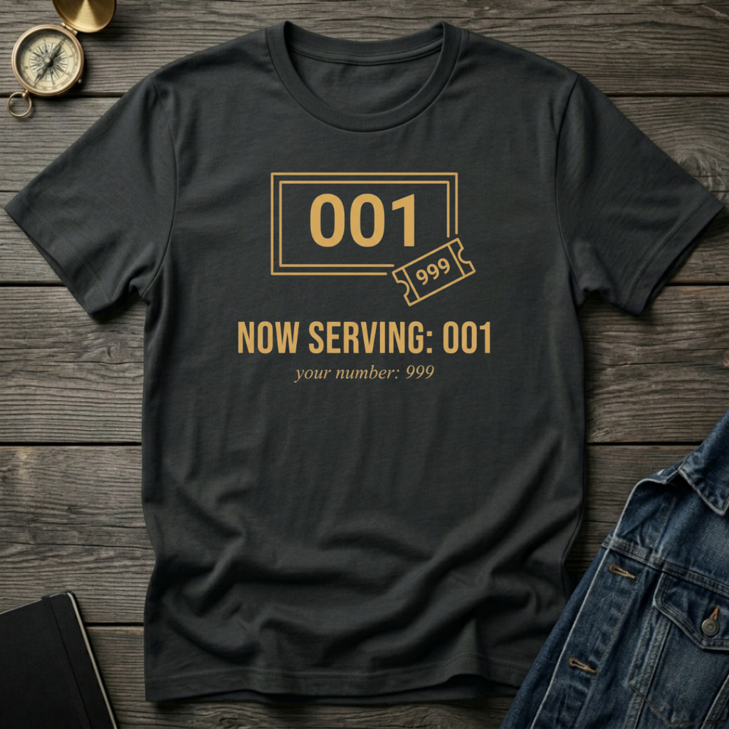 Now serving 001 T‑Shirt