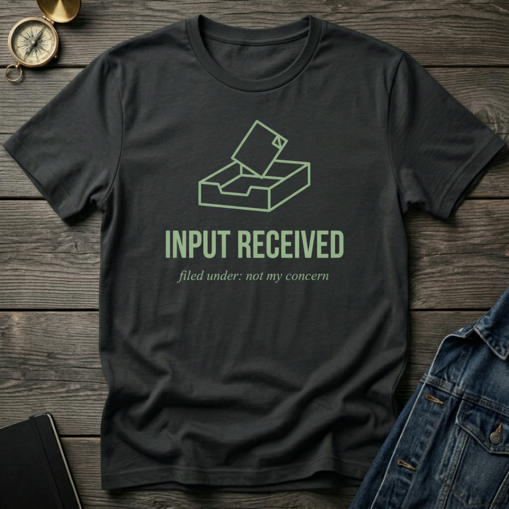 Input received T‑Shirt