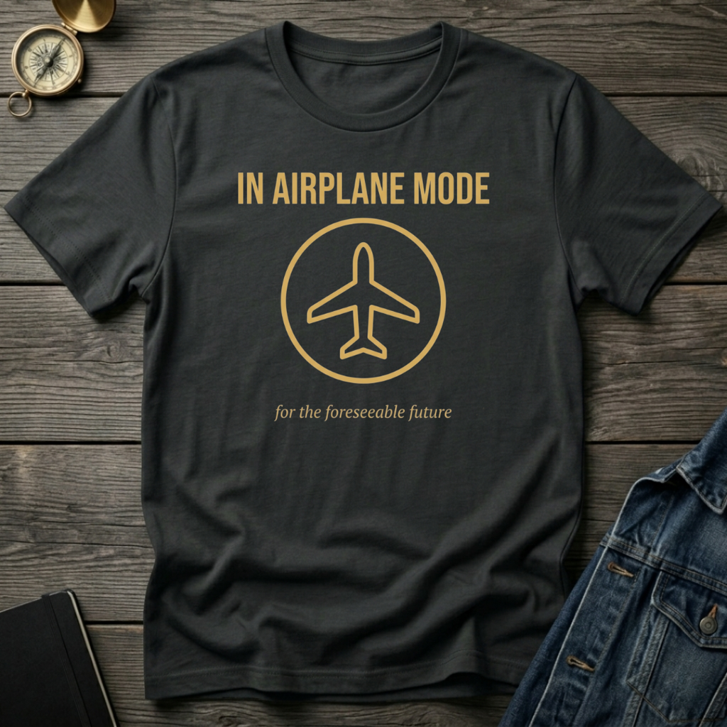 In airplane mode T‑Shirt