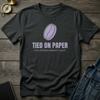 Tied on Paper T‑Shirt