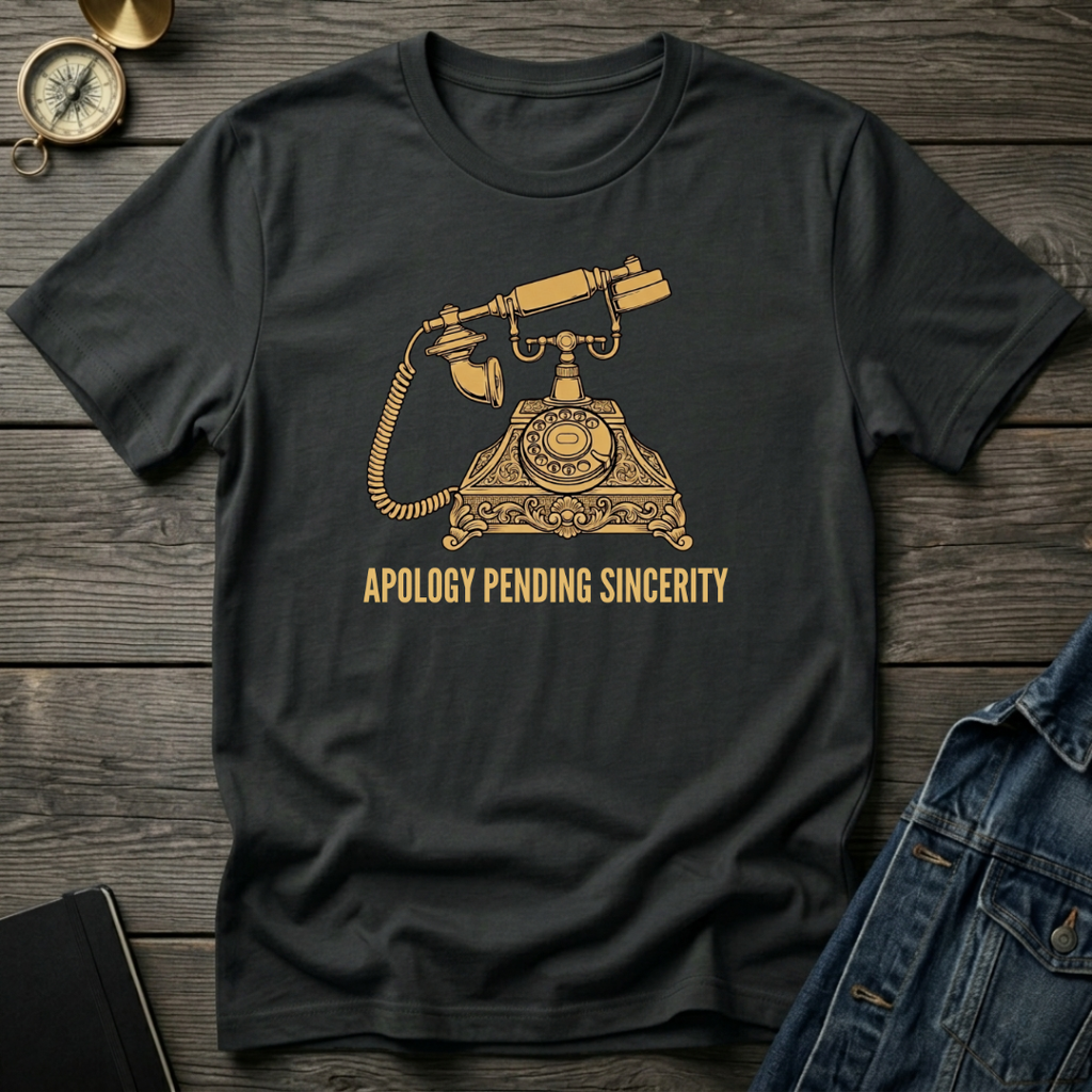 Apology pending sincerity T‑Shirt