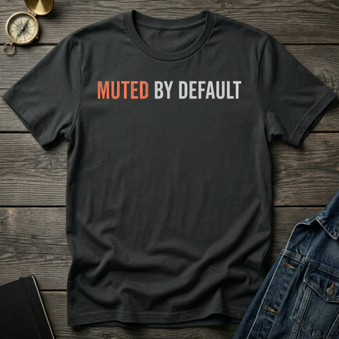 Muted by default T-Shirt