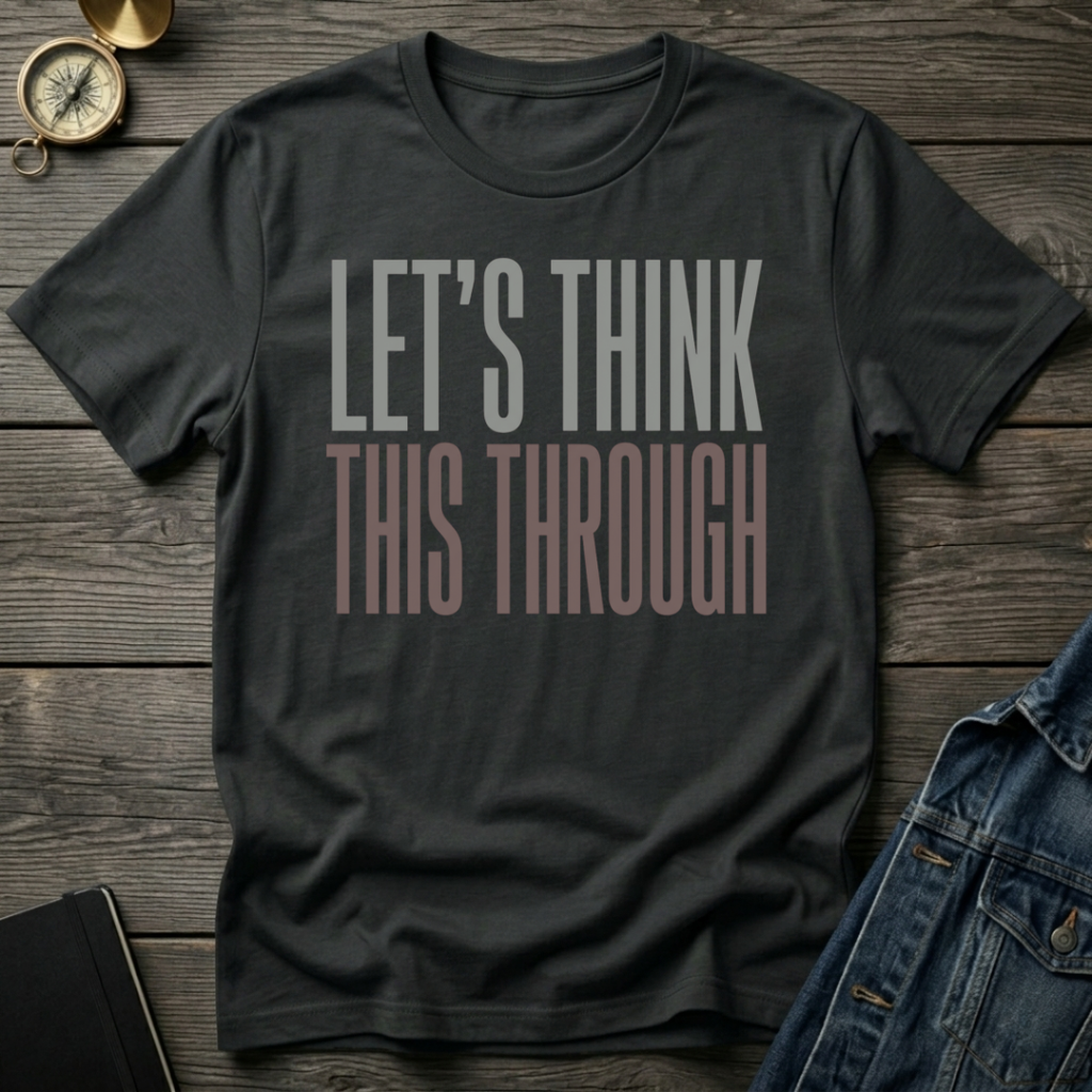 Let's think this through T-Shirt