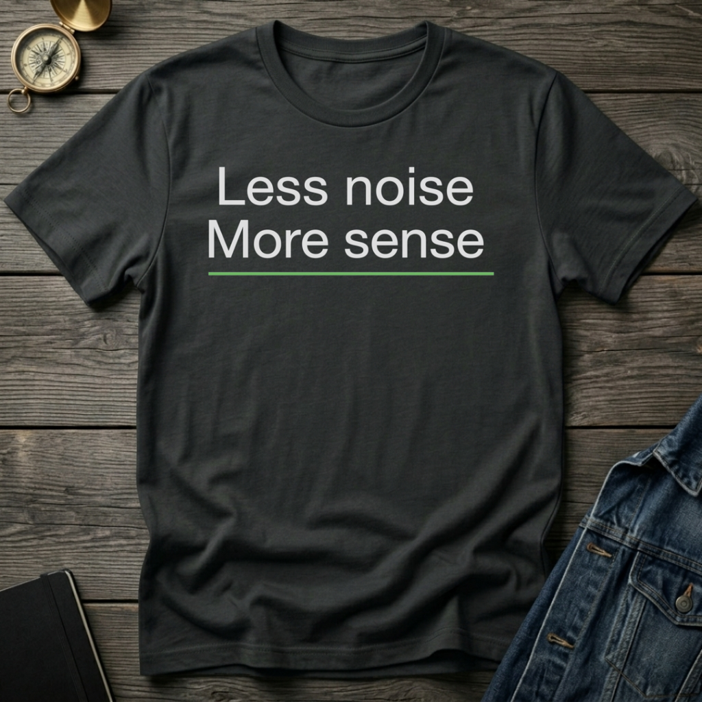 Less noise more sense T-Shirt