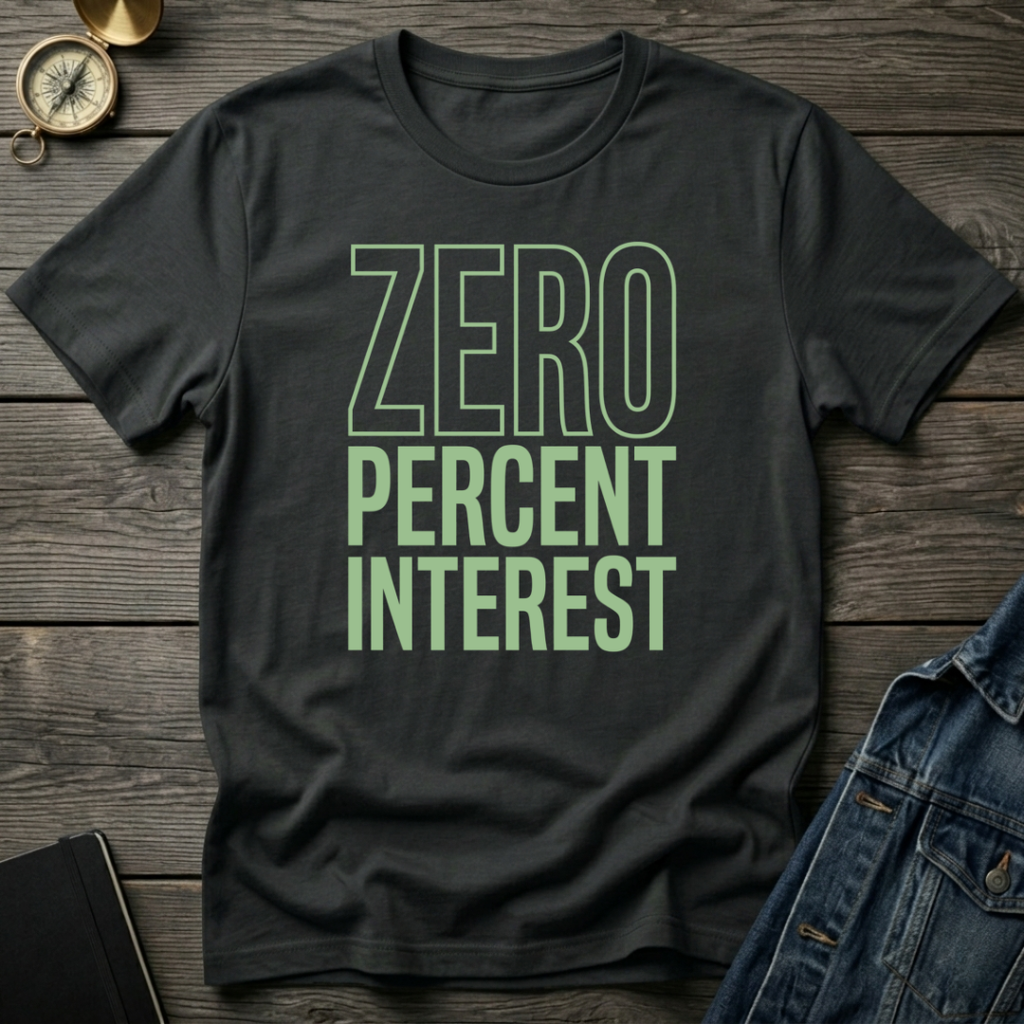 Zero percent interest T-Shirt