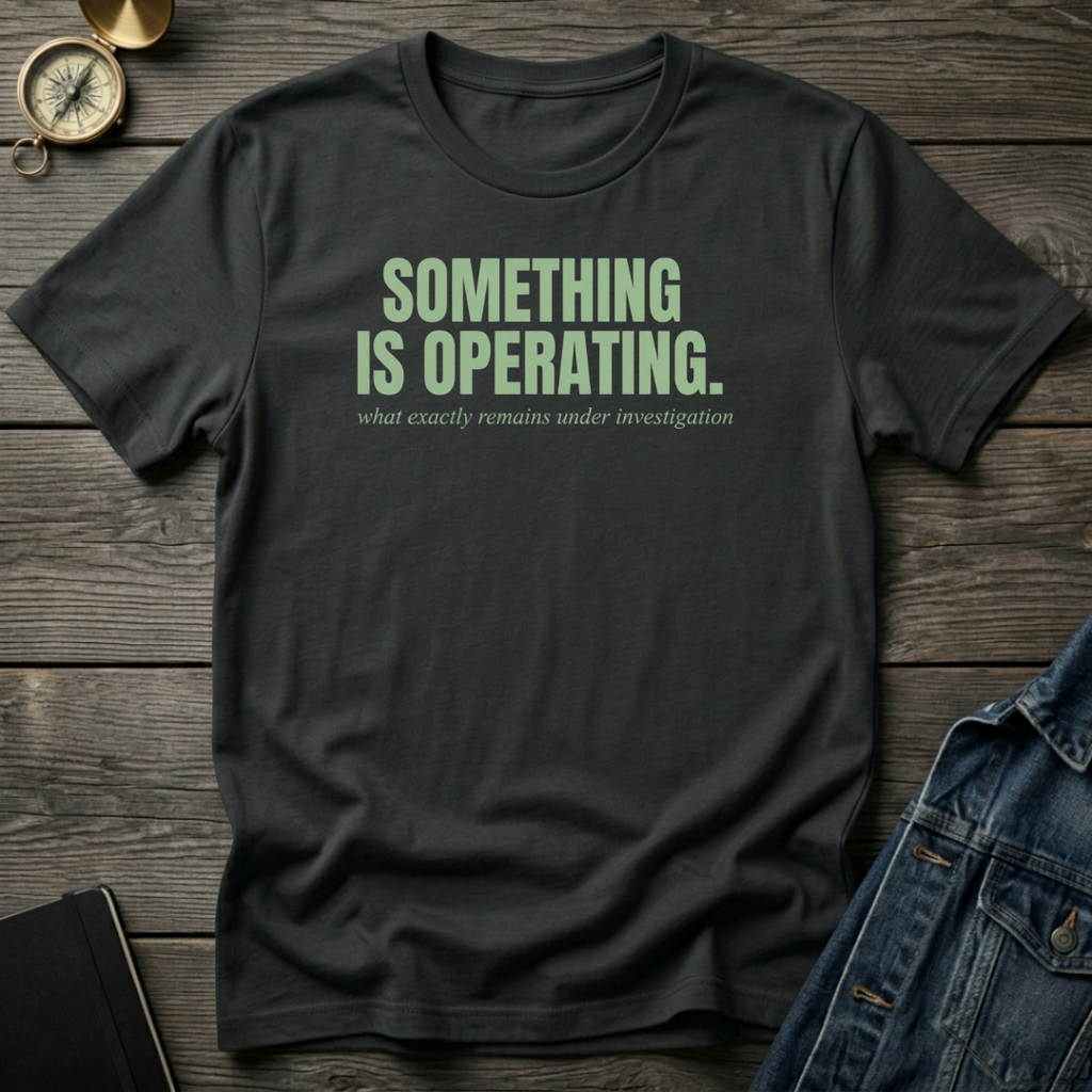 Something is operating T‑Shirt