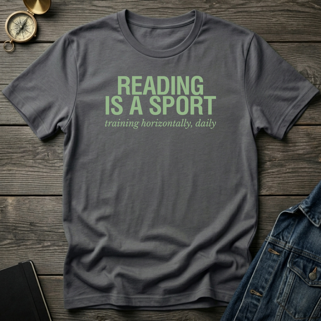 Reading is a sport T‑Shirt