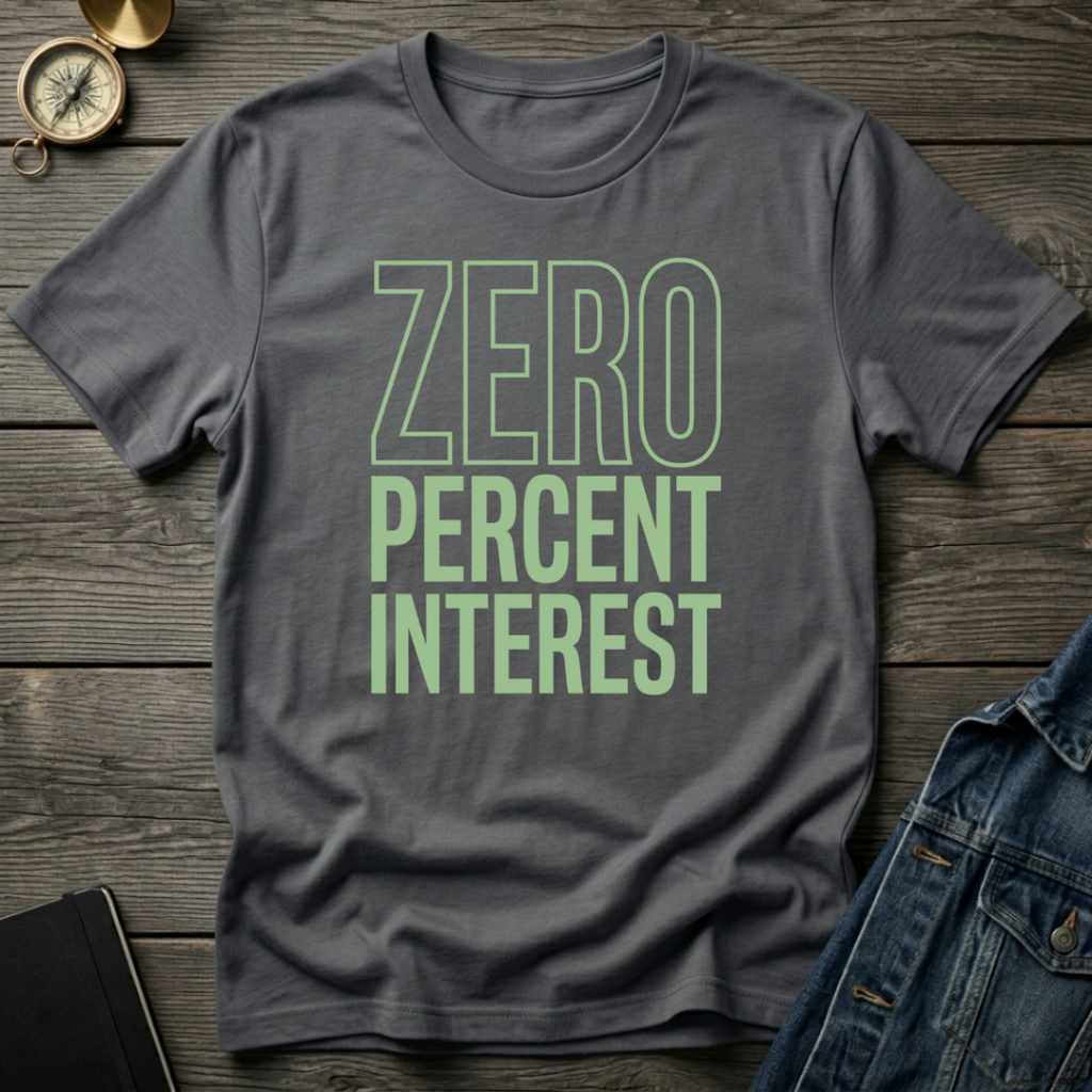 Zero percent interest T-Shirt