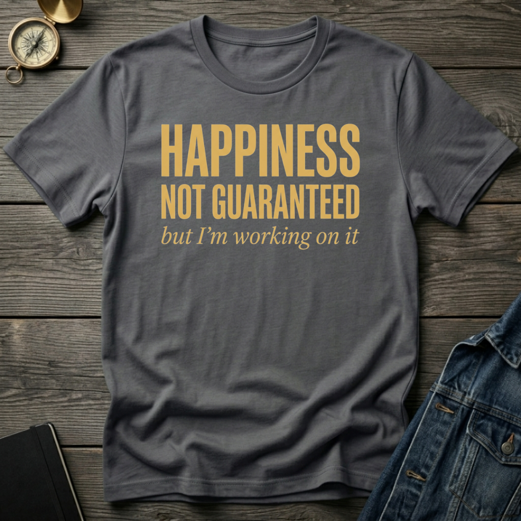 Happiness not guaranteed T-Shirt