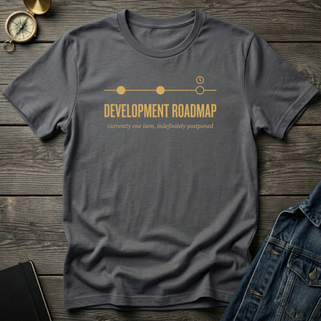 Development roadmap T‑Shirt