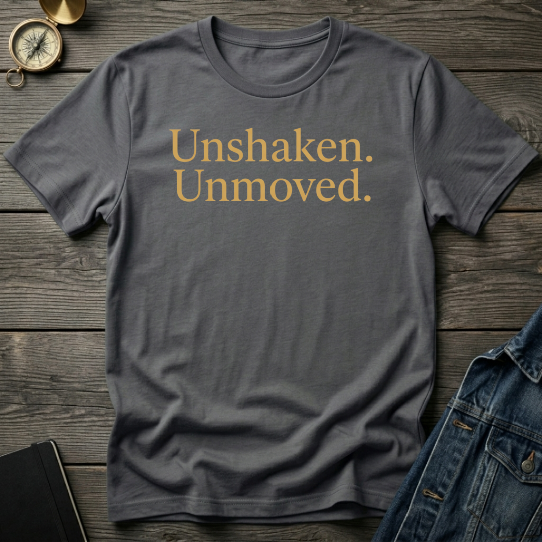 Unshaken. Unmoved. T-Shirt