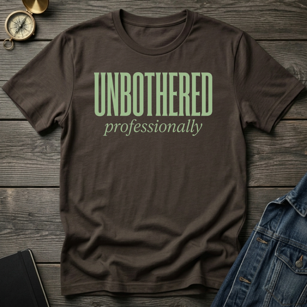 Unbothered professionally T-Shirt