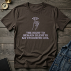 The right to remain silent T‑Shirt