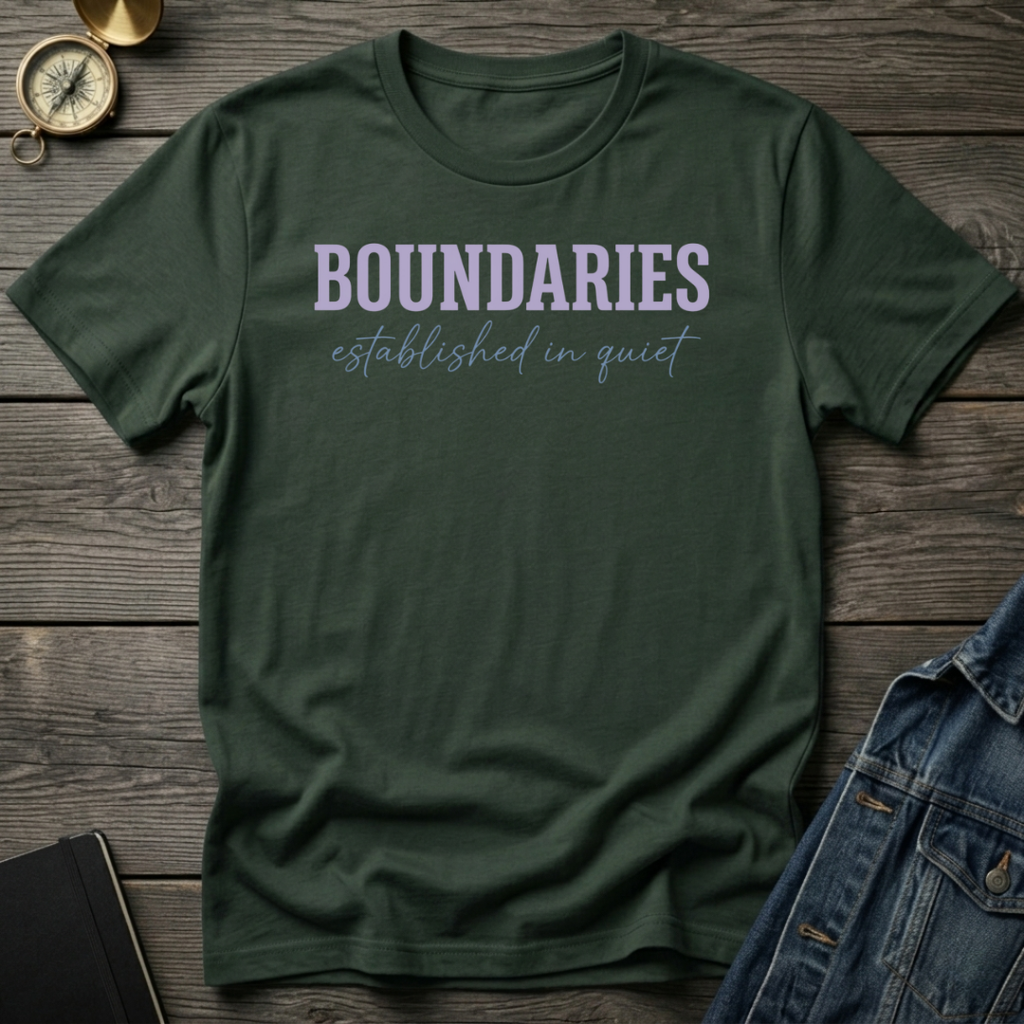 Boundaries established in quiet T-Shirt