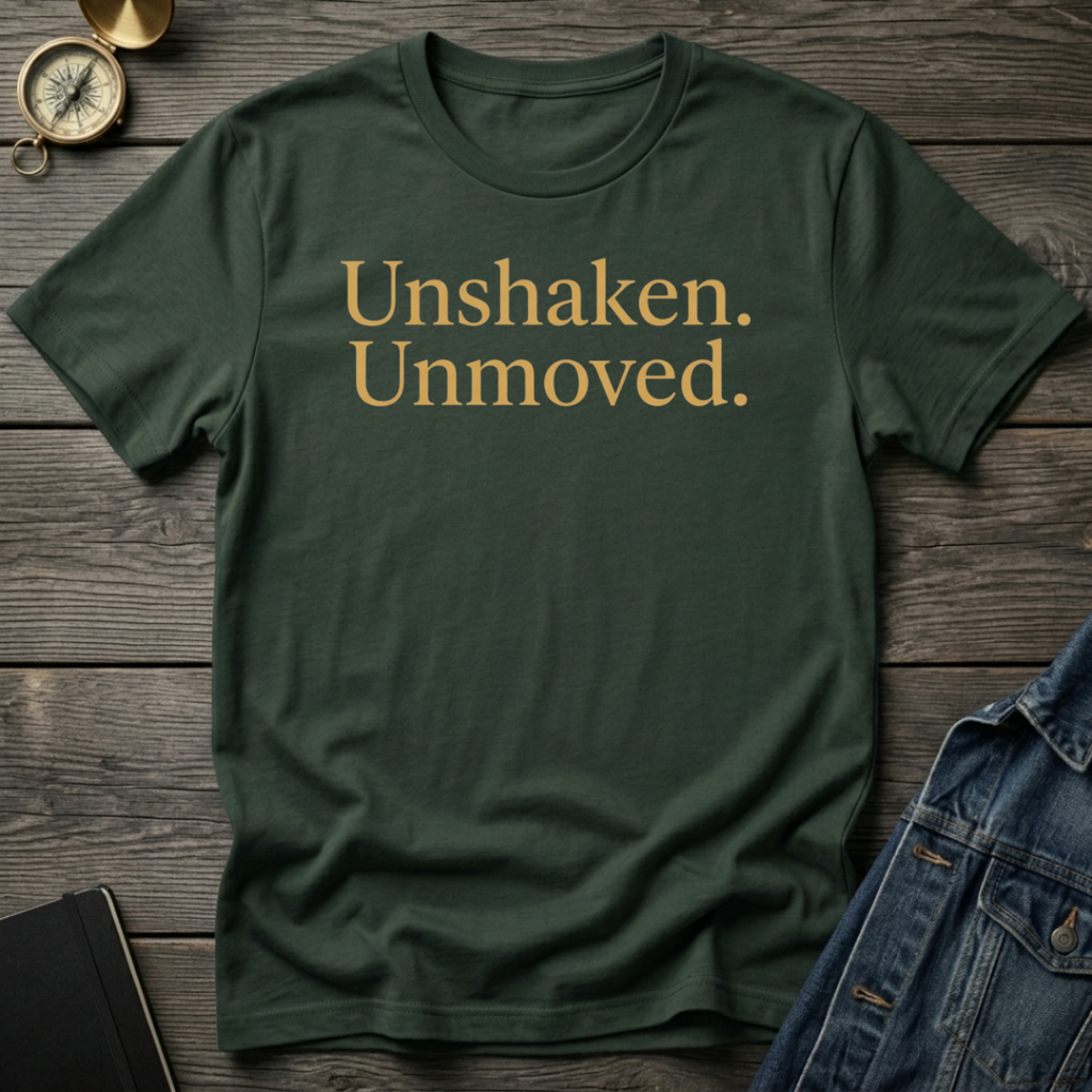 Unshaken. Unmoved. T-Shirt