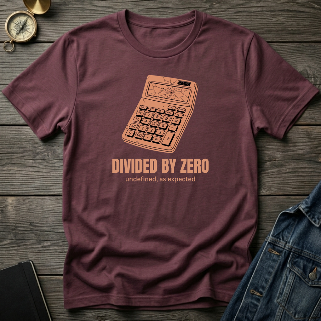 Divided by zero T‑Shirt