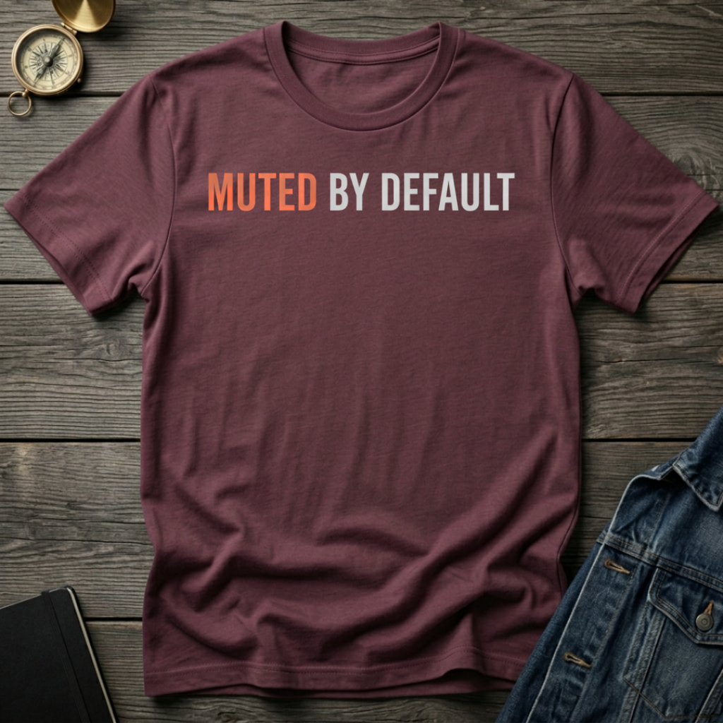 Muted by default T-Shirt