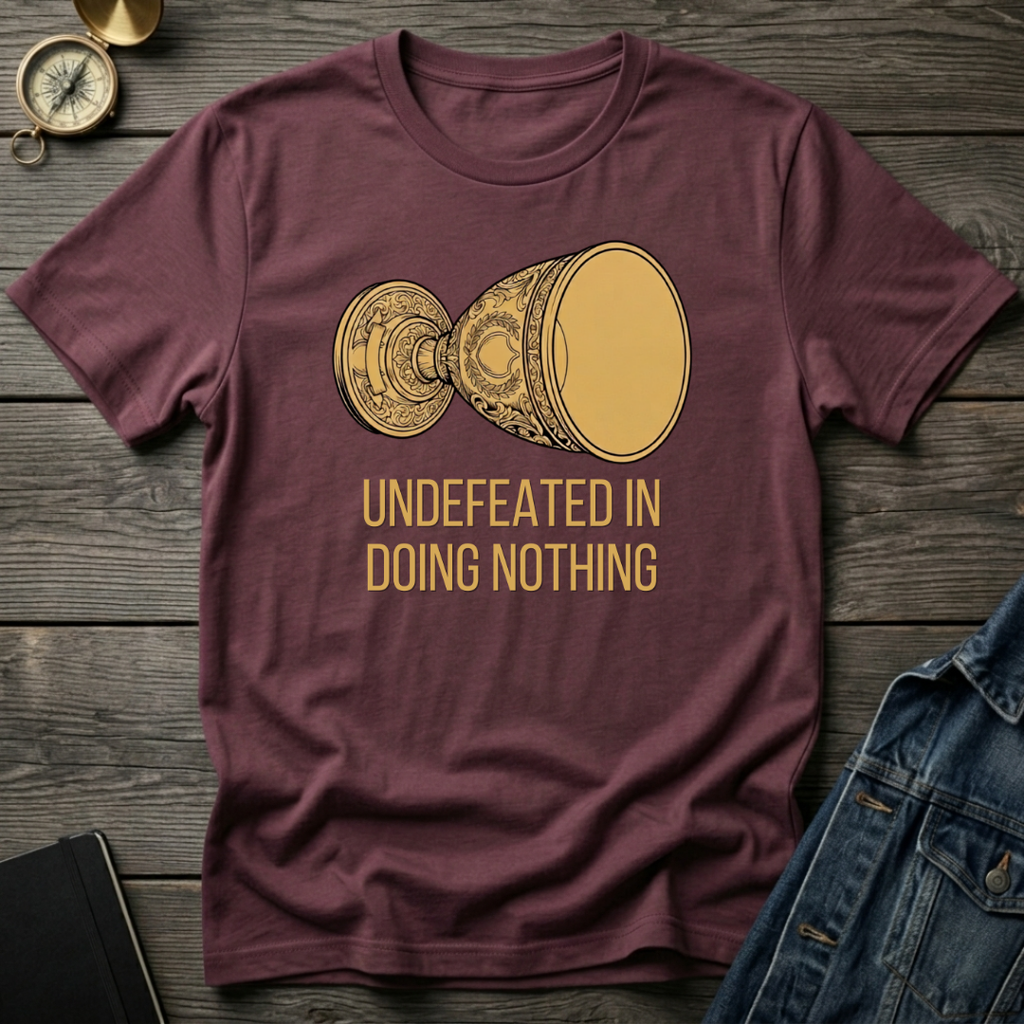 Undefeated in doing nothing T‑Shirt