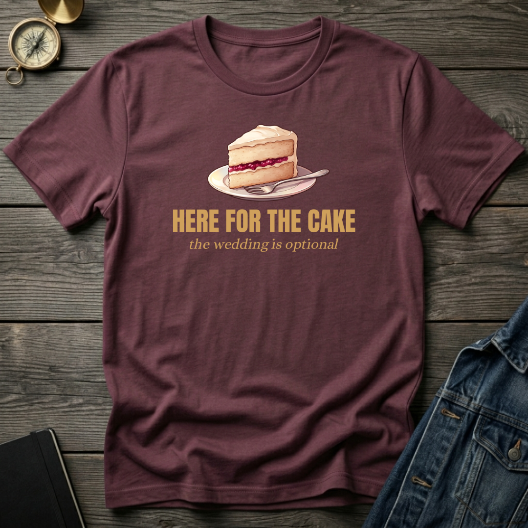 Here for the cake T‑Shirt