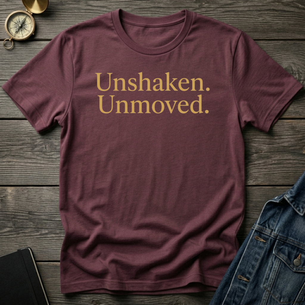 Unshaken. Unmoved. T-Shirt