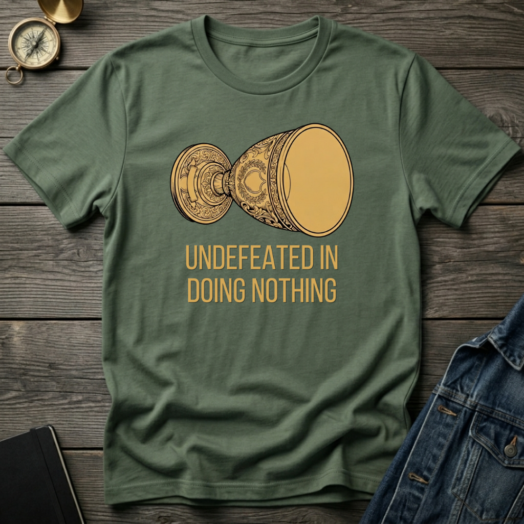 Undefeated in doing nothing T‑Shirt