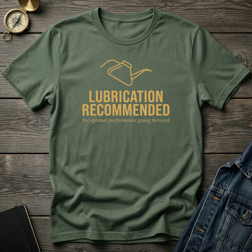 Lubrication recommended T‑Shirt
