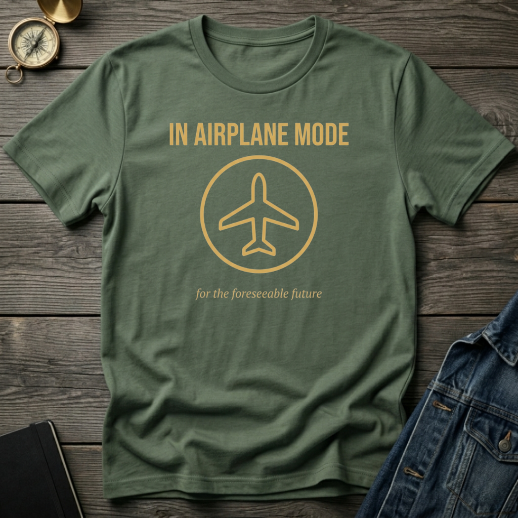 In airplane mode T‑Shirt