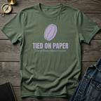 Tied on Paper T‑Shirt
