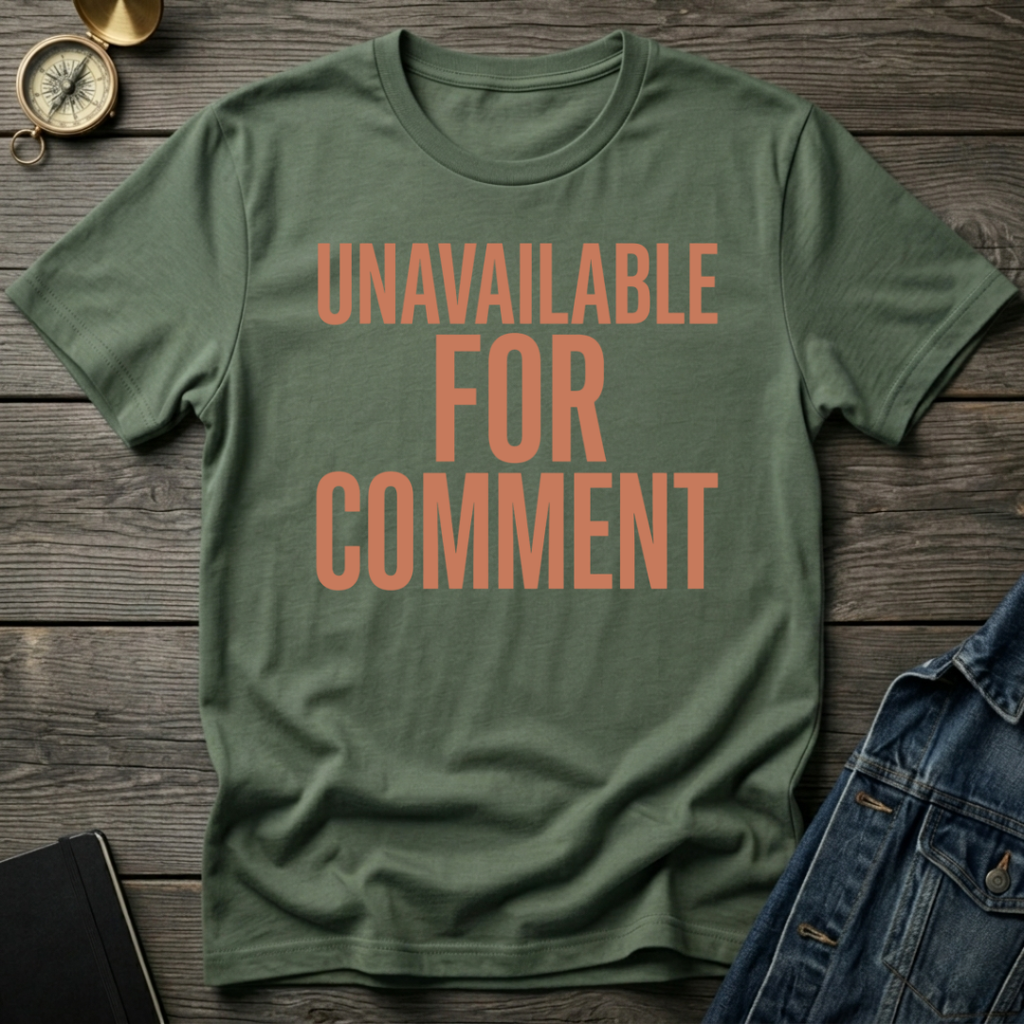 Unavailable for comment T-Shirt