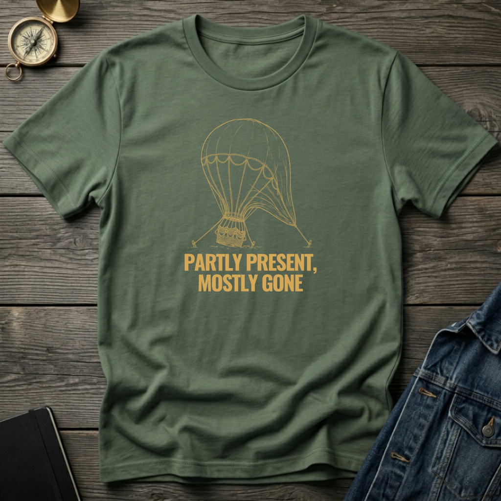 Partly present T‑Shirt
