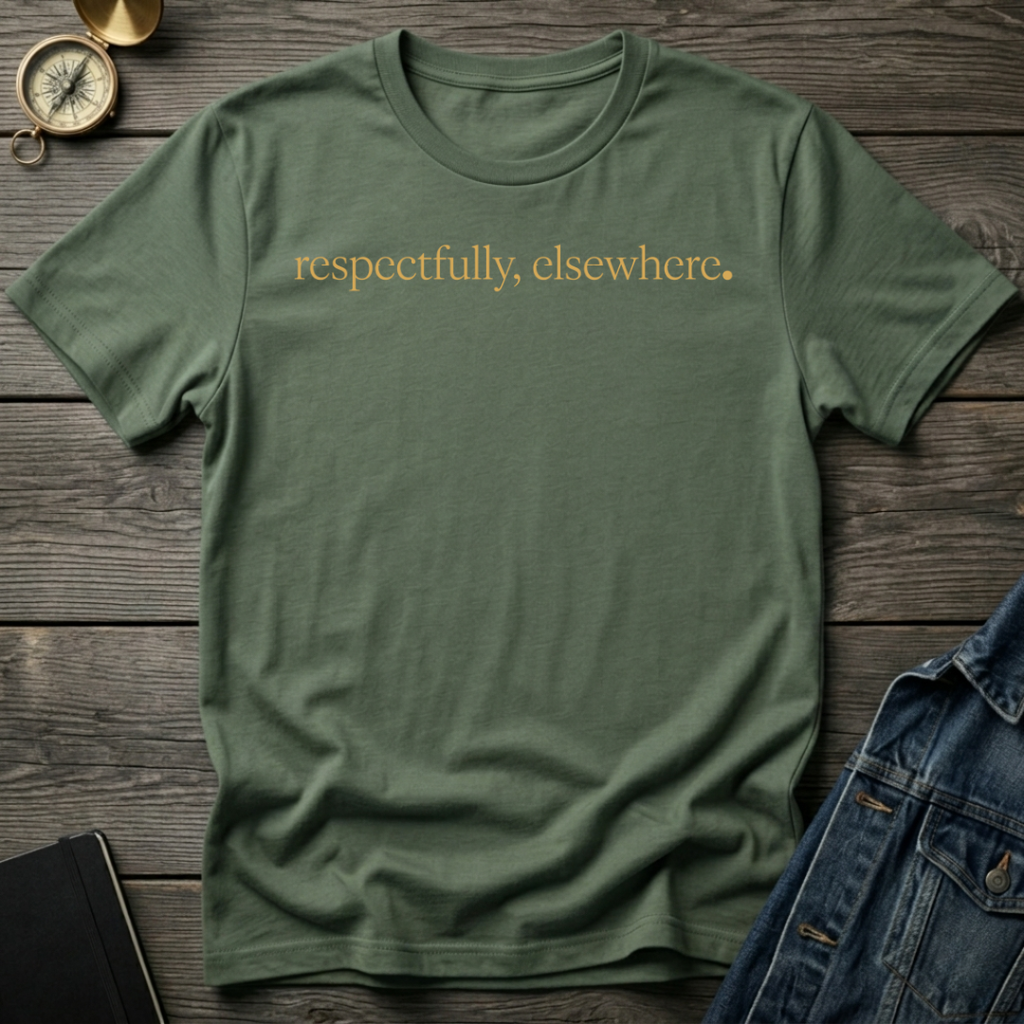 Respectfully, elsewhere T-Shirt