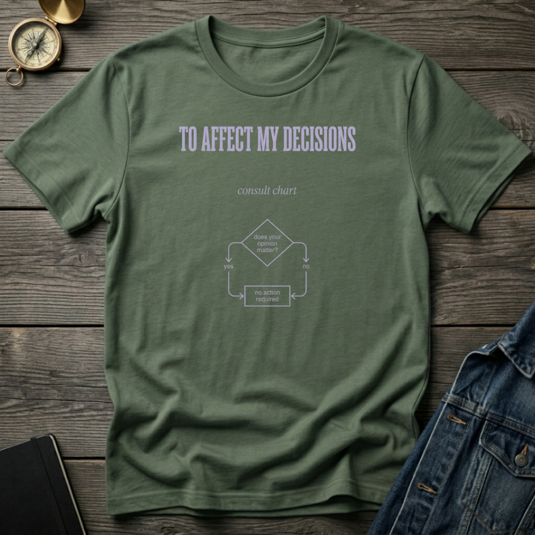 To affect my decisions T‑Shirt