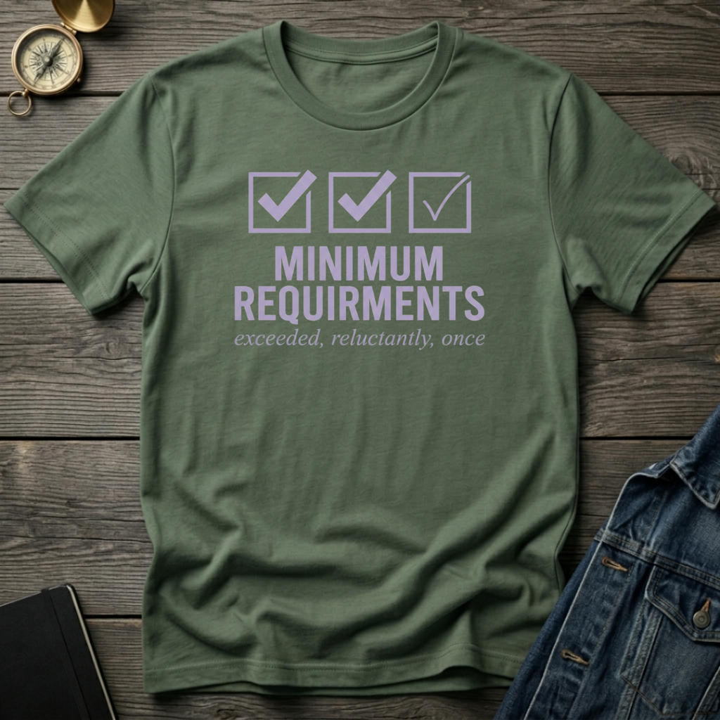 Minimum requirments T‑Shirt