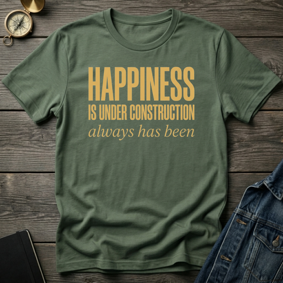 Happiness is under construction T-Shirt