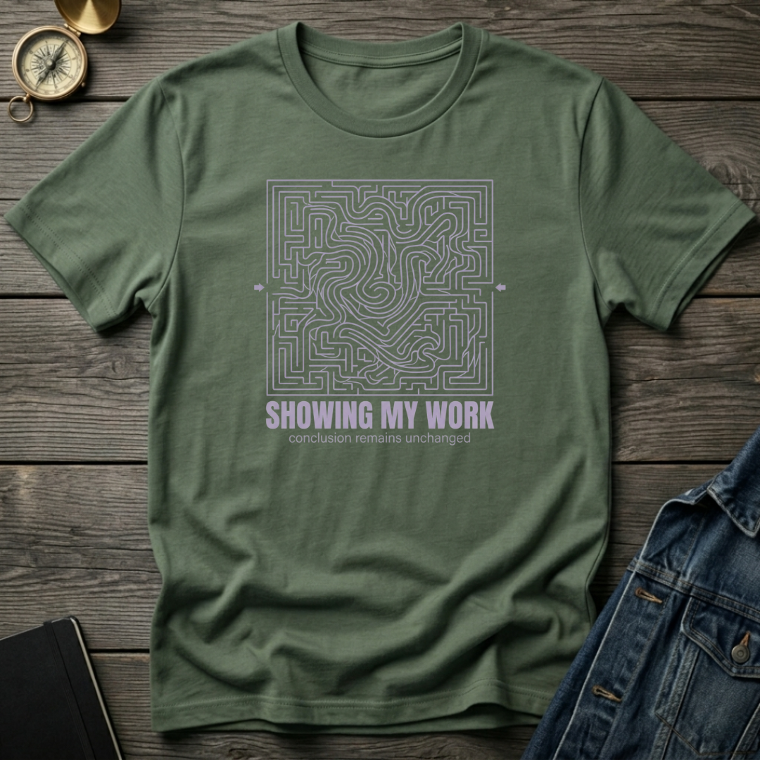 Showing my work T‑Shirt