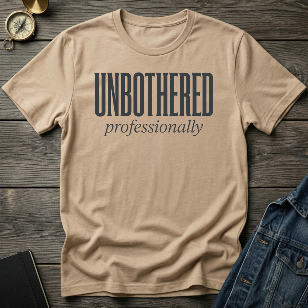 Unbothered professionally T-Shirt