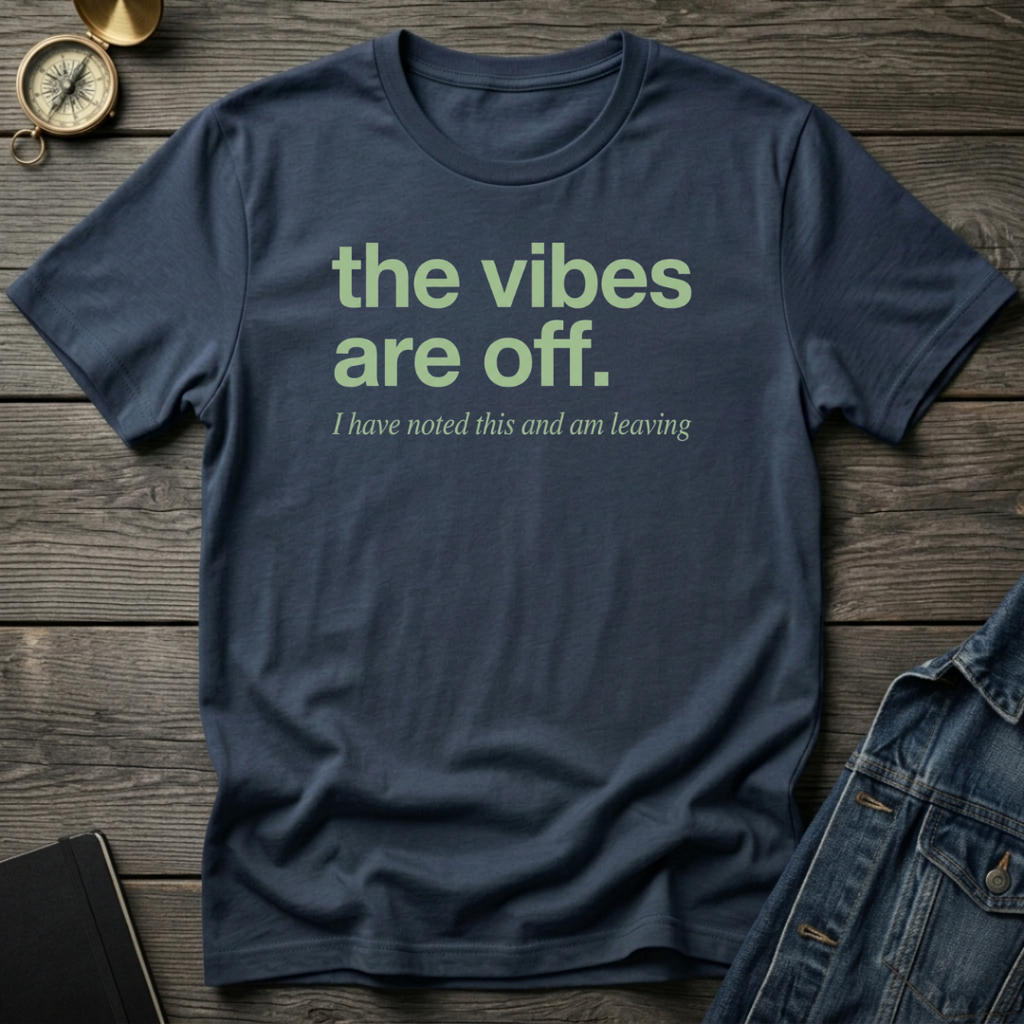 The vibes are off T‑Shirt