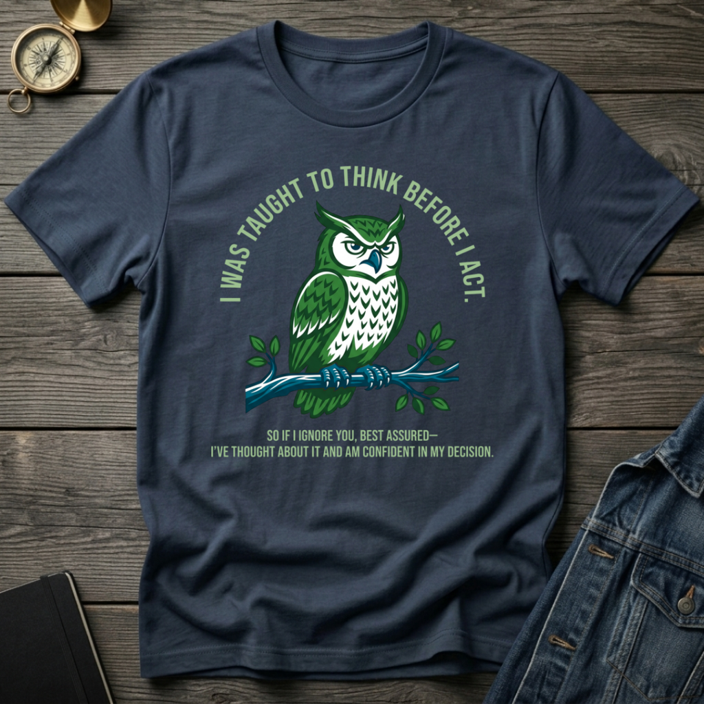 I was taught to think before I act T-Shirt