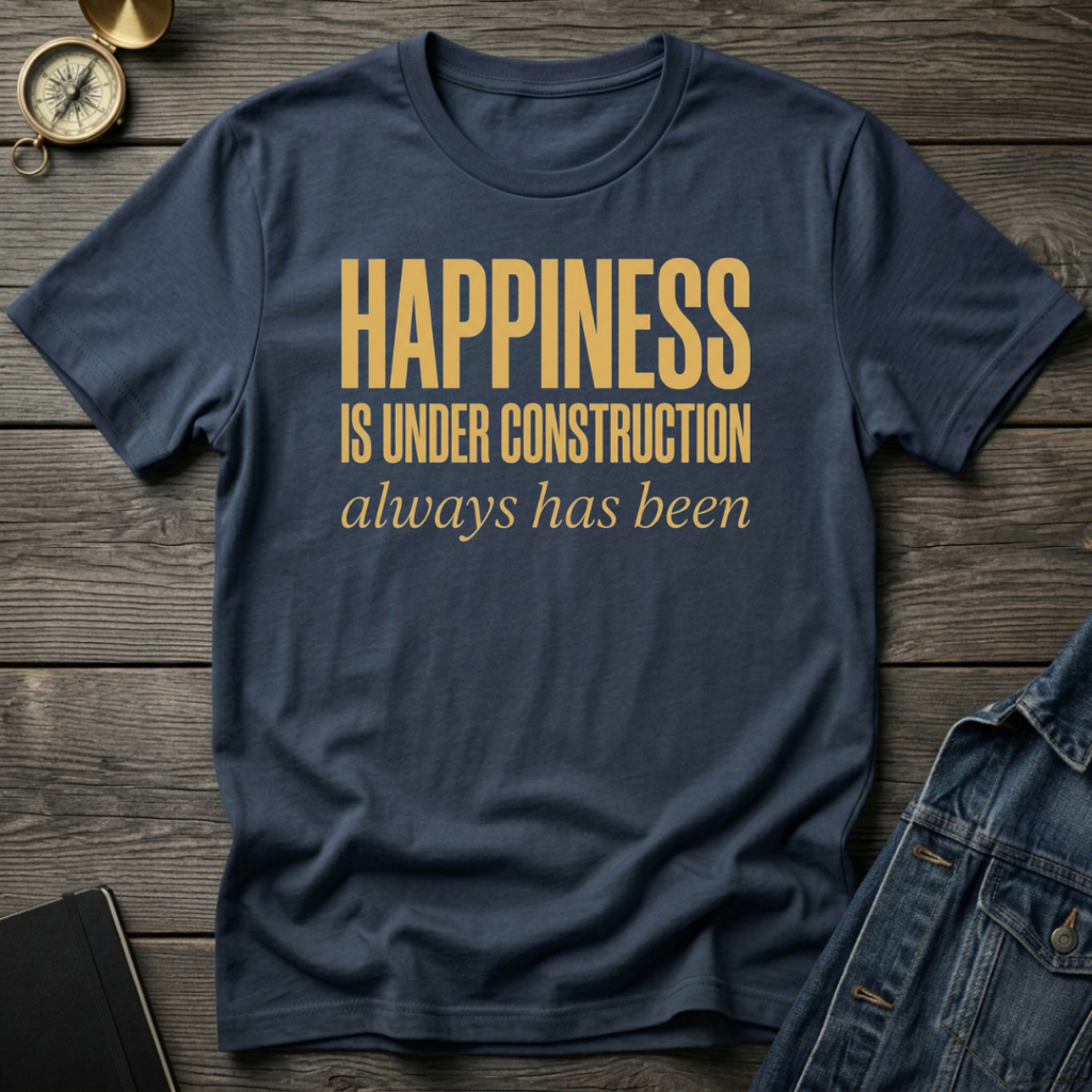 Happiness is under construction T-Shirt