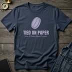 Tied on Paper T‑Shirt