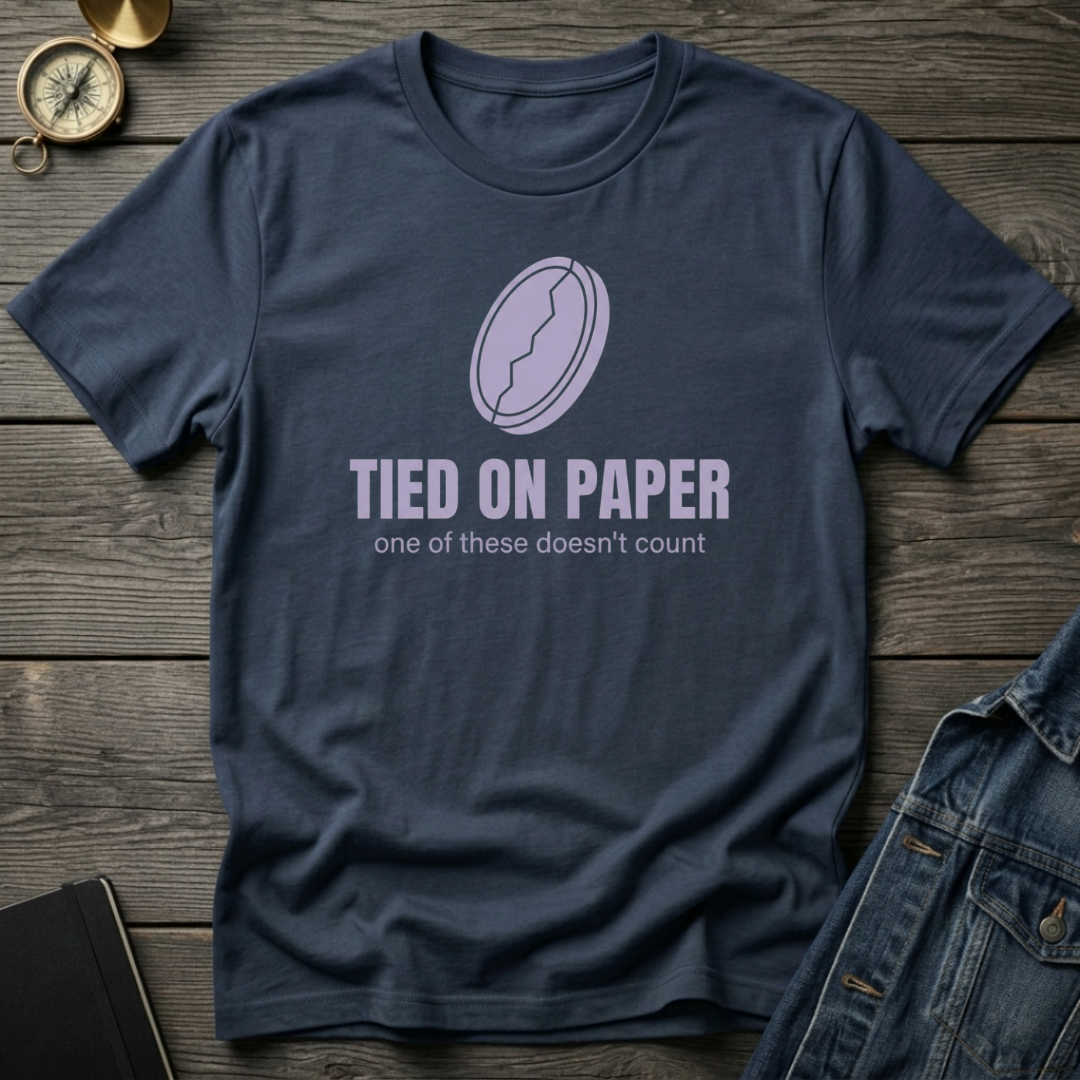 Tied on Paper T‑Shirt
