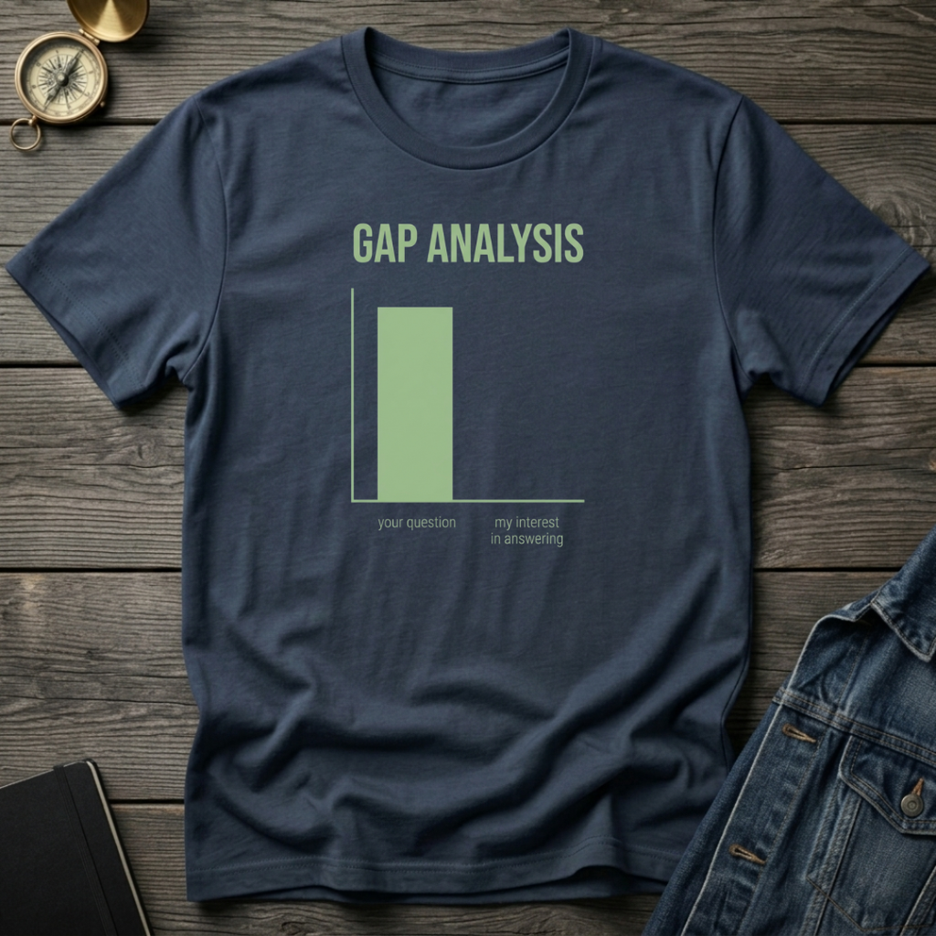Gap analysis T‑Shirt