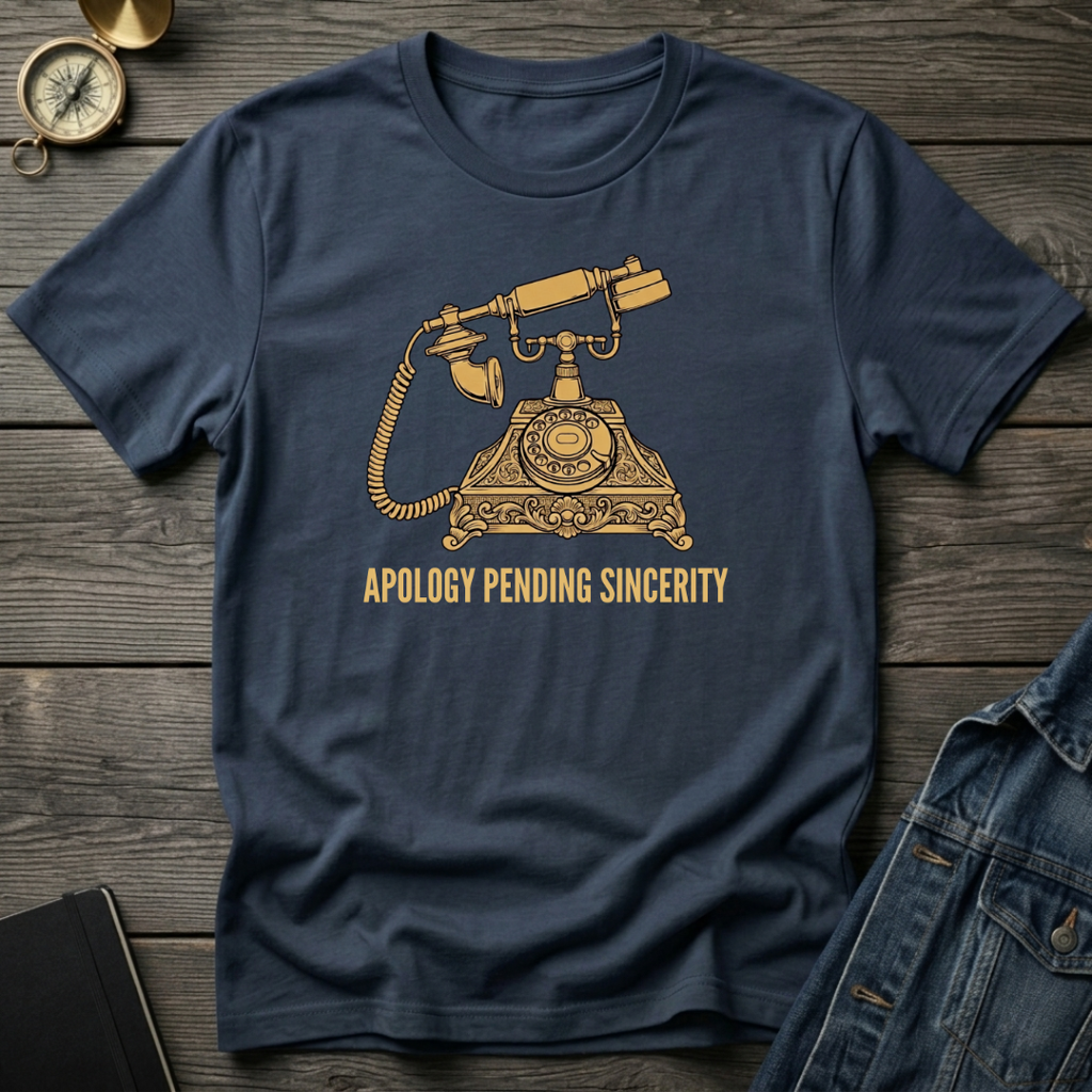 Apology pending sincerity T‑Shirt