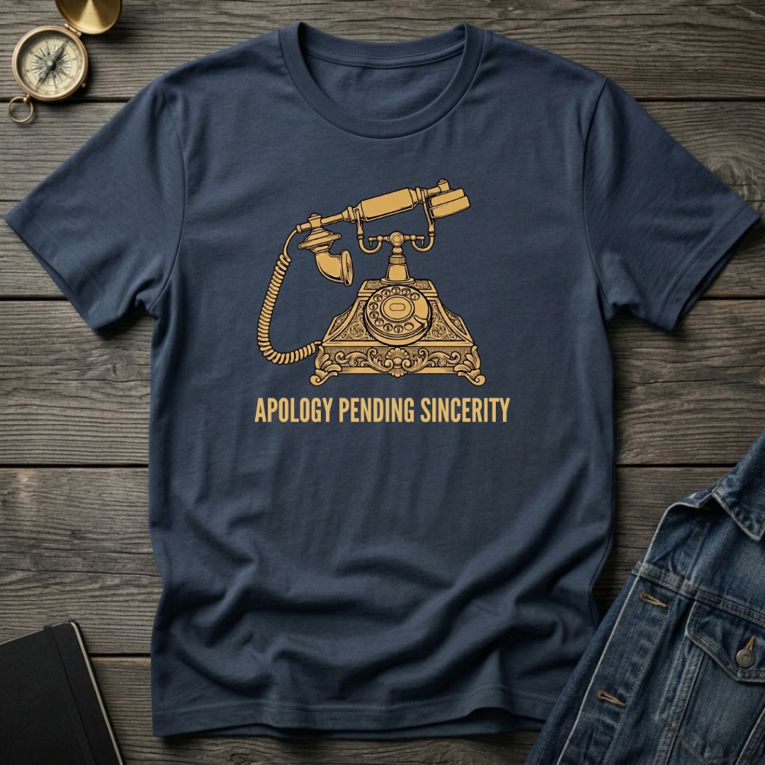 Apology pending sincerity T‑Shirt