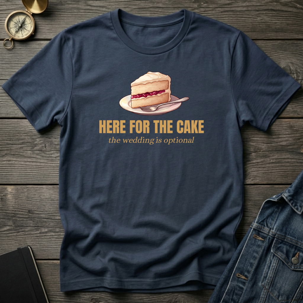 Here for the cake T‑Shirt