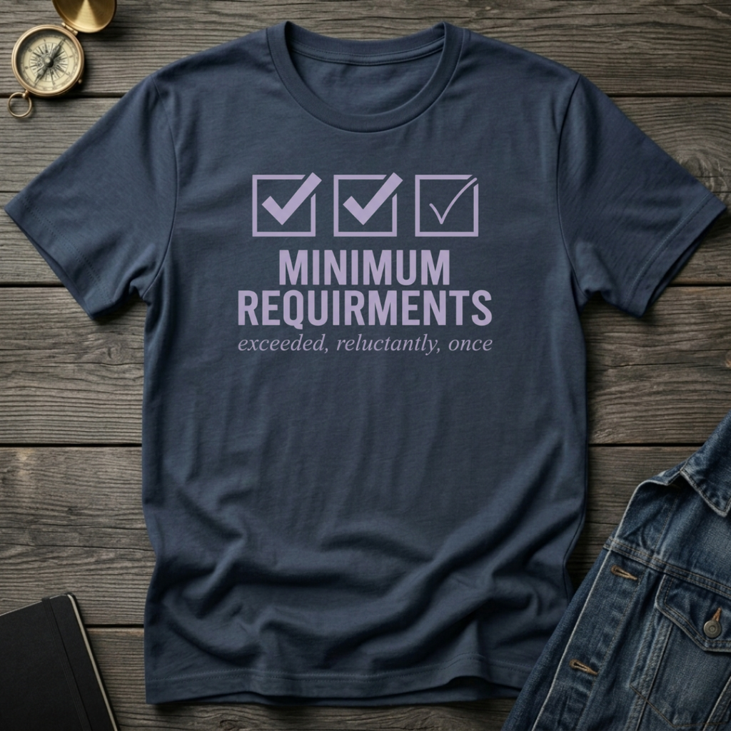 Minimum requirments T‑Shirt