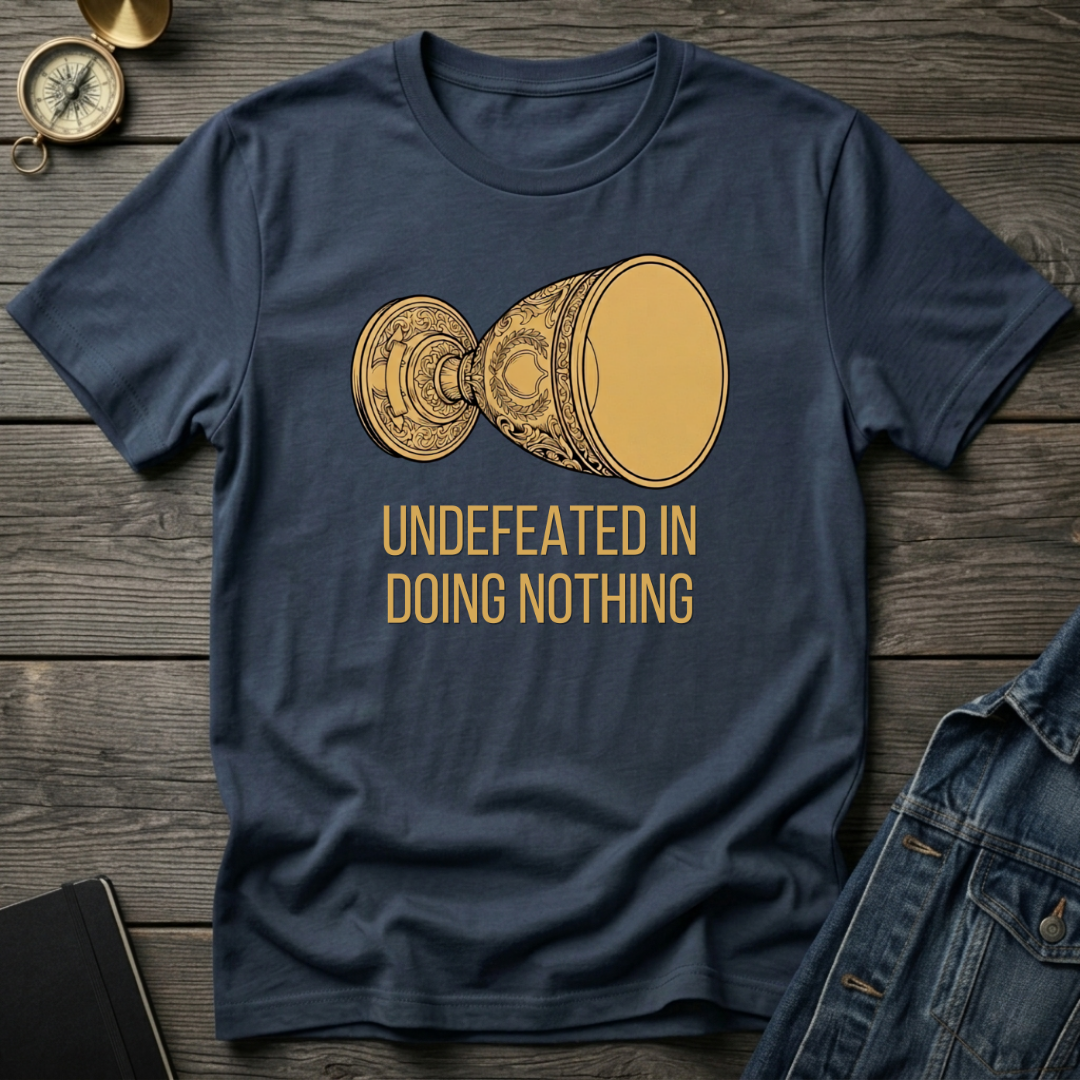 Undefeated in doing nothing T‑Shirt